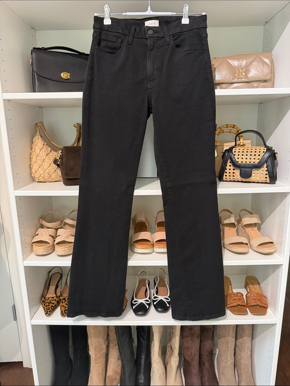 Joes Jeans high rise cropped bootcut jeans